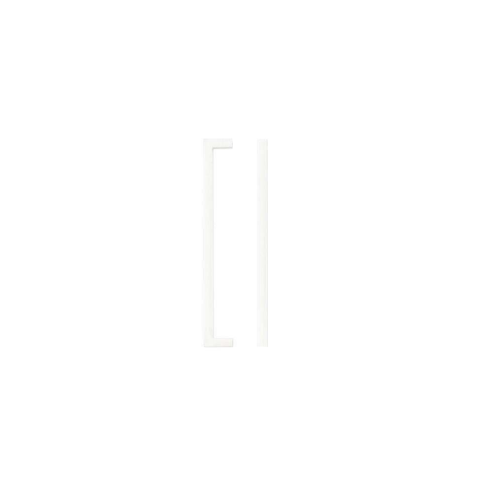 High quality image of the TOP Drawer Fittings - Square Block Cabinet handle 192mm CTC Matt White Finish | Sku. tdfps-192-mw | available to order from Trade Door Handles.