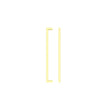 High quality image of the TOP Drawer Fittings - Square Block Cabinet handle 224mm CTC Brushed Gold Finish | Sku. tdfps-224-bg | available to order from Trade Door Handles.