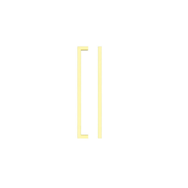 High quality image of the TOP Drawer Fittings - Square Block Cabinet handle 224mm CTC Brushed Gold Finish | Sku. tdfps-224-bg | available to order from Trade Door Handles.