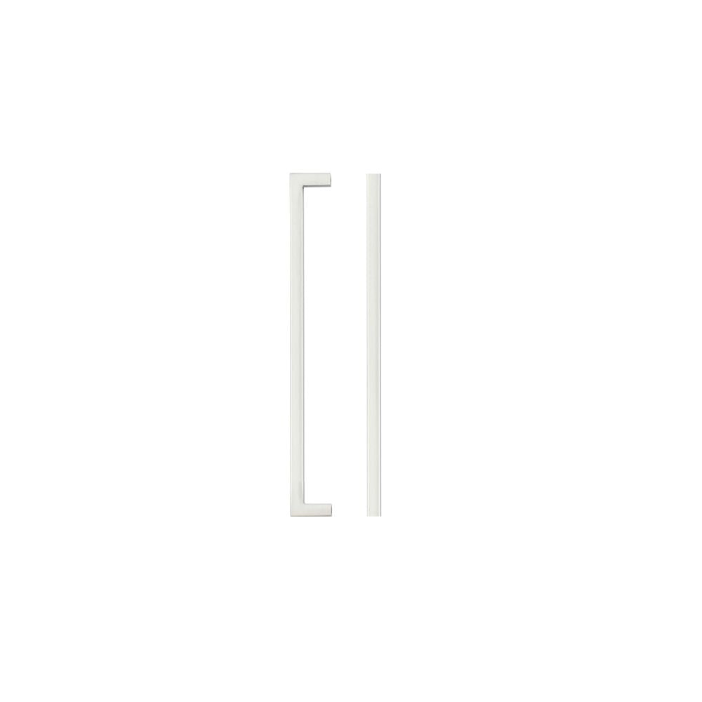 High quality image of the TOP Drawer Fittings - Square Block Cabinet handle 224mm CTC Brushed Nickel Finish | Sku. tdfps-224-bn | available to order from Trade Door Handles.