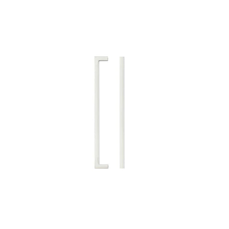 High quality image of the TOP Drawer Fittings - Square Block Cabinet handle 224mm CTC Brushed Nickel Finish | Sku. tdfps-224-bn | available to order from Trade Door Handles.