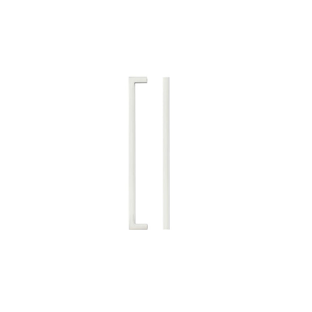 High quality image of the TOP Drawer Fittings - Square Block Cabinet handle 224mm CTC Brushed Nickel Finish | Sku. tdfps-224-bn | available to order from Trade Door Handles.