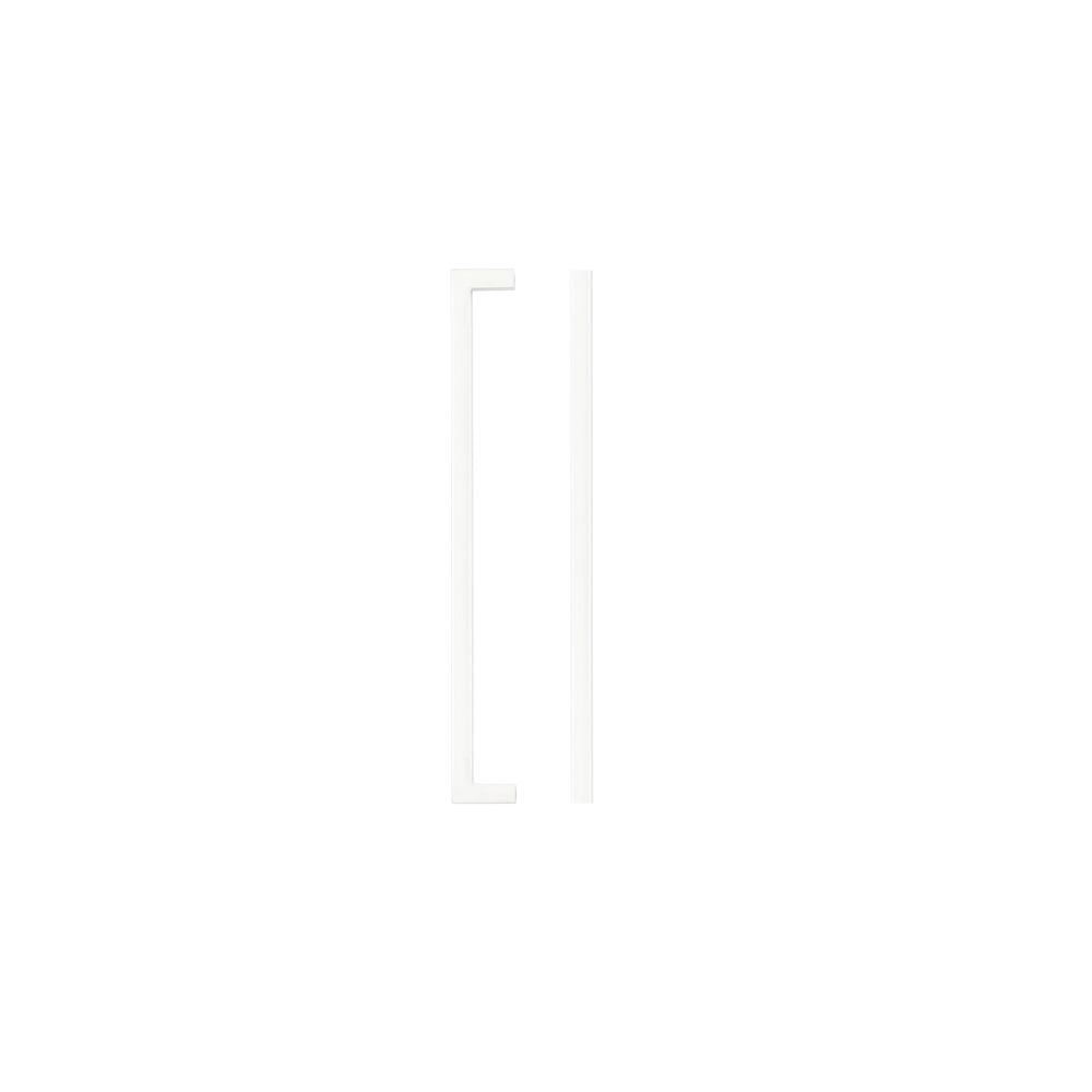 High quality image of the TOP Drawer Fittings - Square Block Cabinet handle 224mm CTC Matt White Finish | Sku. tdfps-224-mw | available to order from Trade Door Handles.