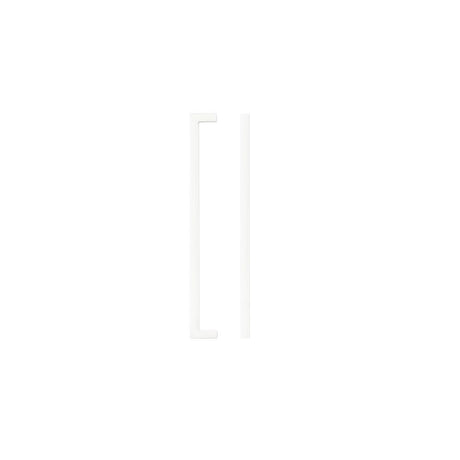 High quality image of the TOP Drawer Fittings - Square Block Cabinet handle 224mm CTC Matt White Finish | Sku. tdfps-224-mw | available to order from Trade Door Handles.
