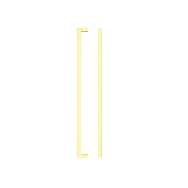 High quality image of the TOP Drawer Fittings - Square Block Cabinet handle 320mm CTC Brushed Gold Finish | Sku. tdfps-320-bg | available to order from Trade Door Handles.