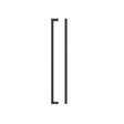 High quality image of the TOP Drawer Fittings - Square Block Cabinet handle 320mm CTC Matt Black Finish | Sku. tdfps-320-mb | available to order from Trade Door Handles.