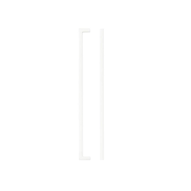 High quality image of the TOP Drawer Fittings - Square Block Cabinet handle 320mm CTC Matt White Finish | Sku. tdfps-320-mw | available to order from Trade Door Handles.