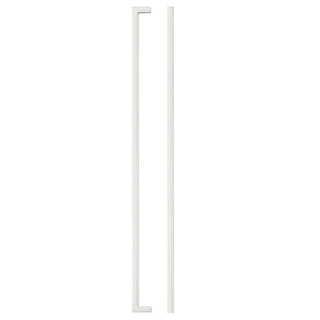 High quality image of the TOP Drawer Fittings - Square Block Cabinet handle 448mm CTC Brushed Nickel Finish | Sku. tdfps-448-bn | available to order from Trade Door Handles.