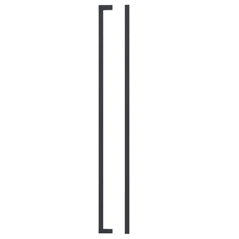 High quality image of the TOP Drawer Fittings - Square Block Cabinet handle 448mm CTC Matt Black Finish | Sku. tdfps-448-mb | available to order from Trade Door Handles.
