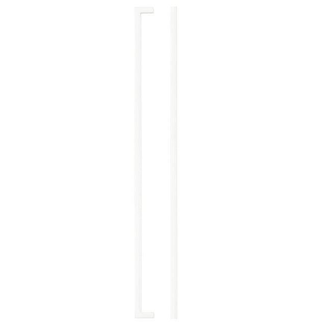 High quality image of the TOP Drawer Fittings - Square Block Cabinet handle 448mm CTC Matt White Finish | Sku. tdfps-448-mw | available to order from Trade Door Handles.