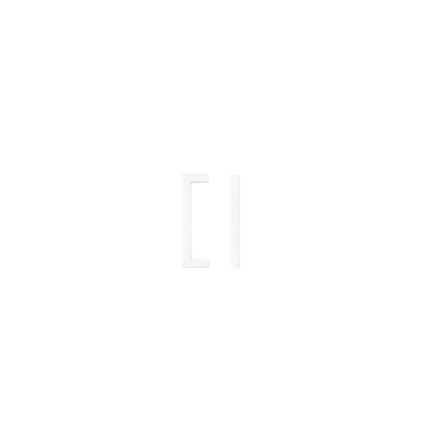 High quality image of the TOP Drawer Fittings - Square Block Cabinet handle 96mm CTC Matt White Finish | Sku. tdfps-96-mw | available to order from Trade Door Handles.