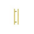 High quality image of the TOP Drawer Fittings - T Bar Cabinet handle 128mm CTC, 188mm Total length Brushed Gold Finish | Sku. tdfpt-128-188bg | available to order from Trade Door Handles.