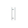 High quality image of the TOP Drawer Fittings - T Bar Cabinet handle 128mm CTC, 188mm Total length Polished Chrome Finish | Sku. tdfpt-128-188cp | available to order from Trade Door Handles.