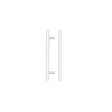 High quality image of the TOP Drawer Fittings - T Bar Cabinet handle 128mm CTC, 188mm Total length Matt White Finish | Sku. tdfpt-128-188mw | available to order from Trade Door Handles.