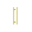 High quality image of the TOP Drawer Fittings - T Bar Cabinet handle 160mm CTC, 220mm Total length Brushed Gold Finish | Sku. tdfpt-160-220bg | available to order from Trade Door Handles.