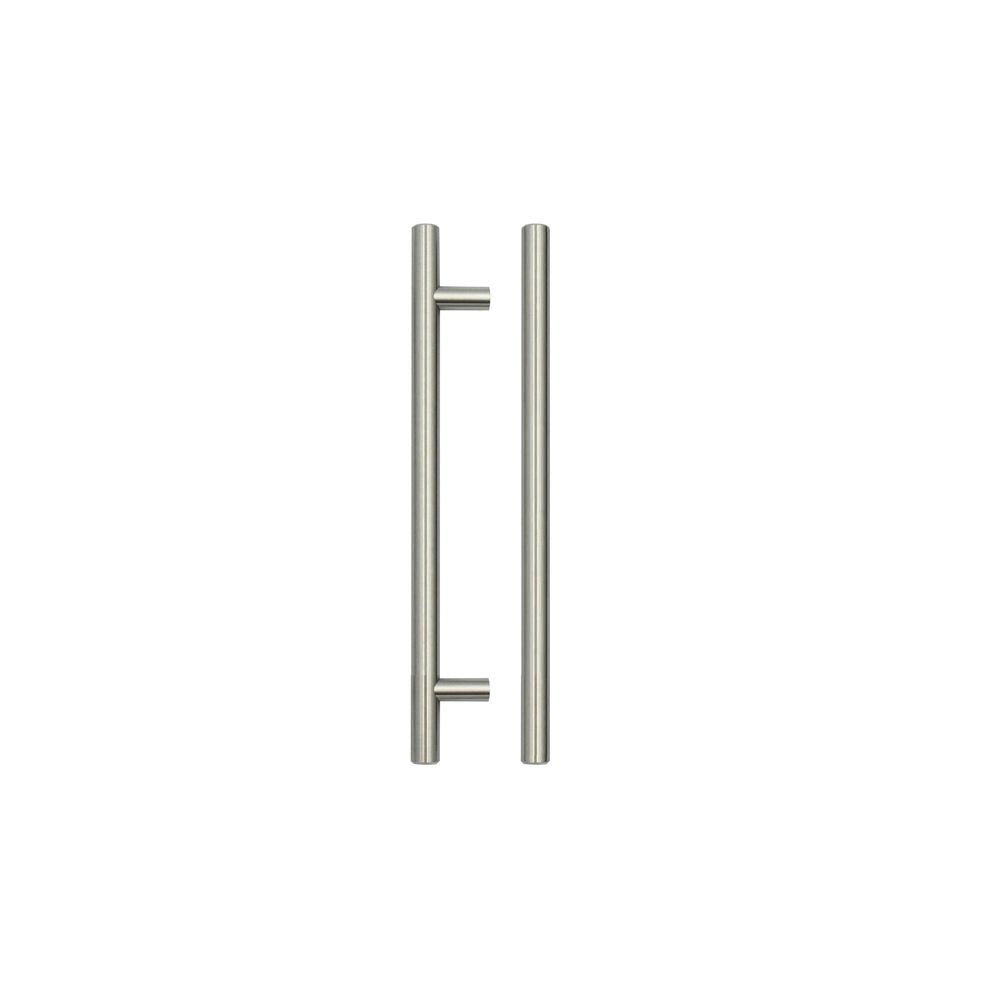 High quality image of the TOP Drawer Fittings - T Bar Cabinet handle 160mm CTC, 220mm Total length Brushed Nickel Finish | Sku. tdfpt-160-220bn | available to order from Trade Door Handles.