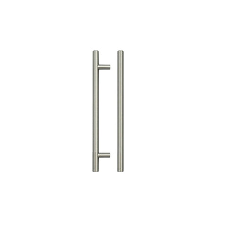 High quality image of the TOP Drawer Fittings - T Bar Cabinet handle 160mm CTC, 220mm Total length Brushed Nickel Finish | Sku. tdfpt-160-220bn | available to order from Trade Door Handles.