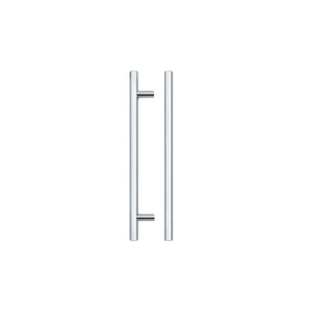 High quality image of the TOP Drawer Fittings - T Bar Cabinet handle 160mm CTC, 220mm Total length Polished Chrome Finish | Sku. tdfpt-160-220cp | available to order from Trade Door Handles.