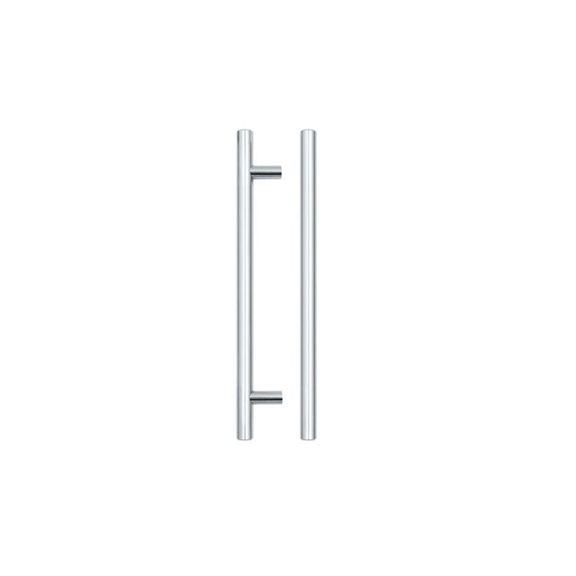 High quality image of the TOP Drawer Fittings - T Bar Cabinet handle 160mm CTC, 220mm Total length Polished Chrome Finish | Sku. tdfpt-160-220cp | available to order from Trade Door Handles.