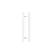 High quality image of the TOP Drawer Fittings - T Bar Cabinet handle 160mm CTC, 220mm Total length Matt White Finish | Sku. tdfpt-160-220mw | available to order from Trade Door Handles.