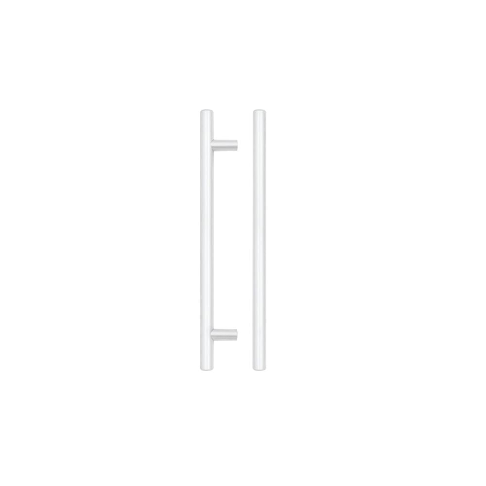 High quality image of the TOP Drawer Fittings - T Bar Cabinet handle 160mm CTC, 220mm Total length Matt White Finish | Sku. tdfpt-160-220mw | available to order from Trade Door Handles.