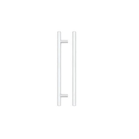 High quality image of the TOP Drawer Fittings - T Bar Cabinet handle 160mm CTC, 220mm Total length Matt White Finish | Sku. tdfpt-160-220mw | available to order from Trade Door Handles.