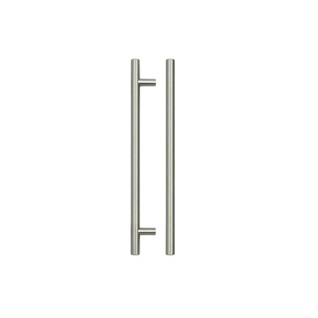 High quality image of the TOP Drawer Fittings - T Bar Cabinet handle 192mm CTC, 252mm Total length Brushed Nickel Finish | Sku. tdfpt-192-252bn | available to order from Trade Door Handles.