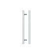 High quality image of the TOP Drawer Fittings - T Bar Cabinet handle 192mm CTC, 252mm Total length Polished Chrome Finish | Sku. tdfpt-192-252cp | available to order from Trade Door Handles.