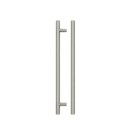 High quality image of the TOP Drawer Fittings - T Bar Cabinet handle 224mm CTC, 284mm Total length Brushed Nickel Finish | Sku. tdfpt-224-284bn | available to order from Trade Door Handles.