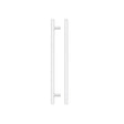 High quality image of the TOP Drawer Fittings - T Bar Cabinet handle 224mm CTC, 284mm Total length Matt White Finish | Sku. tdfpt-224-284mw | available to order from Trade Door Handles.