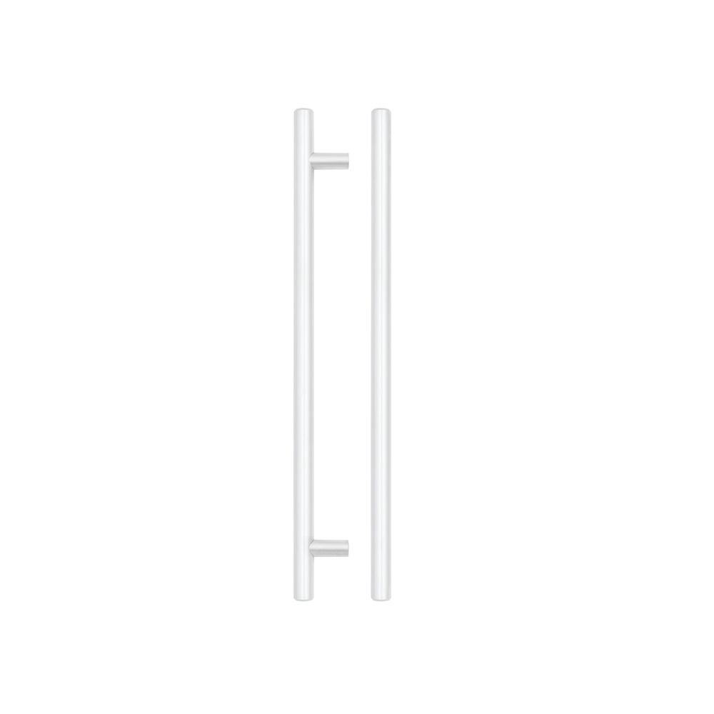 High quality image of the TOP Drawer Fittings - T Bar Cabinet handle 224mm CTC, 284mm Total length Matt White Finish | Sku. tdfpt-224-284mw | available to order from Trade Door Handles.