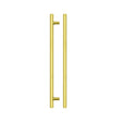 High quality image of the TOP Drawer Fittings - T Bar Cabinet handle 256mm CTC, 316mm Total length Brushed Gold Finish | Sku. tdfpt-256-316bg | available to order from Trade Door Handles.