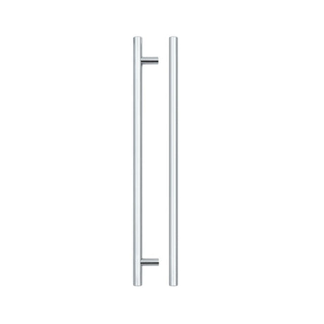 High quality image of the TOP Drawer Fittings - T Bar Cabinet handle 256mm CTC, 316mm Total length Polished Chrome Finish | Sku. tdfpt-256-316cp | available to order from Trade Door Handles.