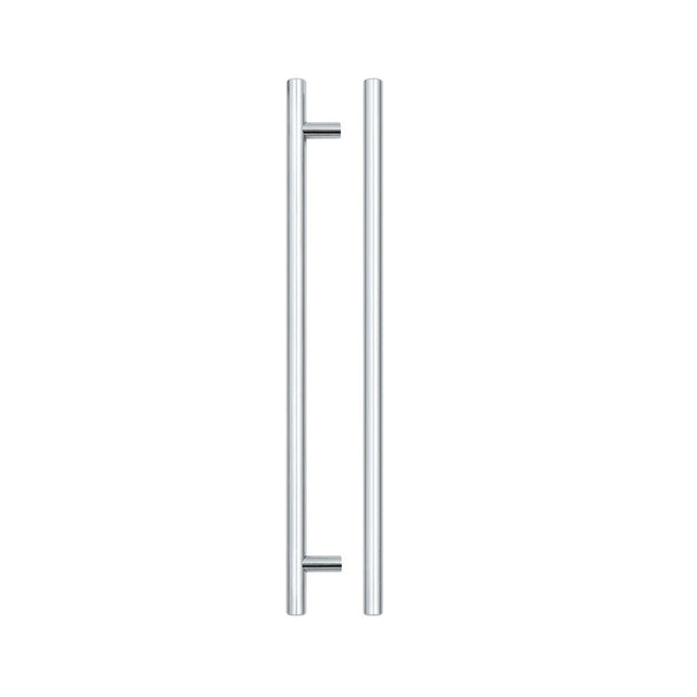 High quality image of the TOP Drawer Fittings - T Bar Cabinet handle 256mm CTC, 316mm Total length Polished Chrome Finish | Sku. tdfpt-256-316cp | available to order from Trade Door Handles.