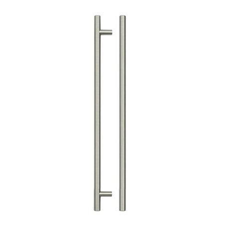 High quality image of the TOP Drawer Fittings - T Bar Cabinet handle 288mm CTC, 348mm Total length Brushed Nickel Finish | Sku. tdfpt-288-348bn | available to order from Trade Door Handles.