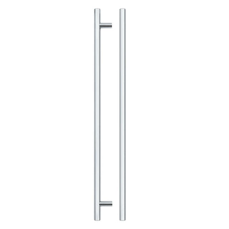 High quality image of the TOP Drawer Fittings - T Bar Cabinet handle 320mm CTC, 380mm Total length Polished Chrome Finish | Sku. tdfpt-320-380cp | available to order from Trade Door Handles.