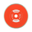 This is an image of Timco - General Purpose Tile & Ceramic Diamond Blade - Continuous 180 x 22.2 (1 Each Box) TE180222