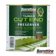 This is an image of Timco - Timber Cut End Preserver - Green 1L (1 Each Tin) TEGR001