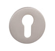 Quality image of Tupai Rapido 5S Line Euro Escutcheons on 5mm Slimline Round Rose - Pearl Nickel | Sku. tescer5spl | available from Trade Door Handles.