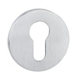 Quality image of Tupai Rapido 5S Line Euro Escutcheons on 5mm Slimline Round Rose - Satin Chrome | Sku. tescer5ssc | available from Trade Door Handles.