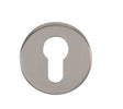 Quality image of Tupai Rapido CurvaLine Euro Escutcheons on Round Rose - Pearl Nickel | Sku. tescerpl | available from Trade Door Handles.