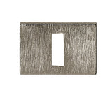 Quality image of Tupai Rapido RetaLine/VersaLine Key Escutcheons on Long Rose - Titanium | Sku. tesckltt | available from Trade Door Handles.