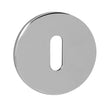 Quality image of Tupai Rapido 5S Line Key Escutcheons on 5mm Slimline Round Rose - Bright Polished Chrome | Sku. tesckr5spc | available from Trade Door Handles.
