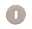 Quality image of Tupai Rapido 5S Line Key Escutcheons on 5mm Slimline Round Rose - Pearl Nickel | Sku. tesckr5spl | available from Trade Door Handles.