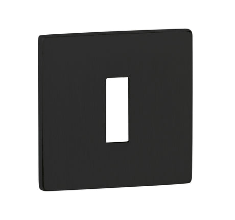Quality image of Tupai Rapido 5S Line Key Escutcheons on 5mm Slimline Square Rose - Pearl Black | Sku. tescks5smb | available from Trade Door Handles.