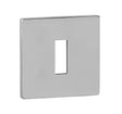 Quality image of Tupai Rapido 5S Line Key Escutcheons on 5mm Slimline Square Rose - Bright Polished Chrome | Sku. tescks5spc | available from Trade Door Handles.