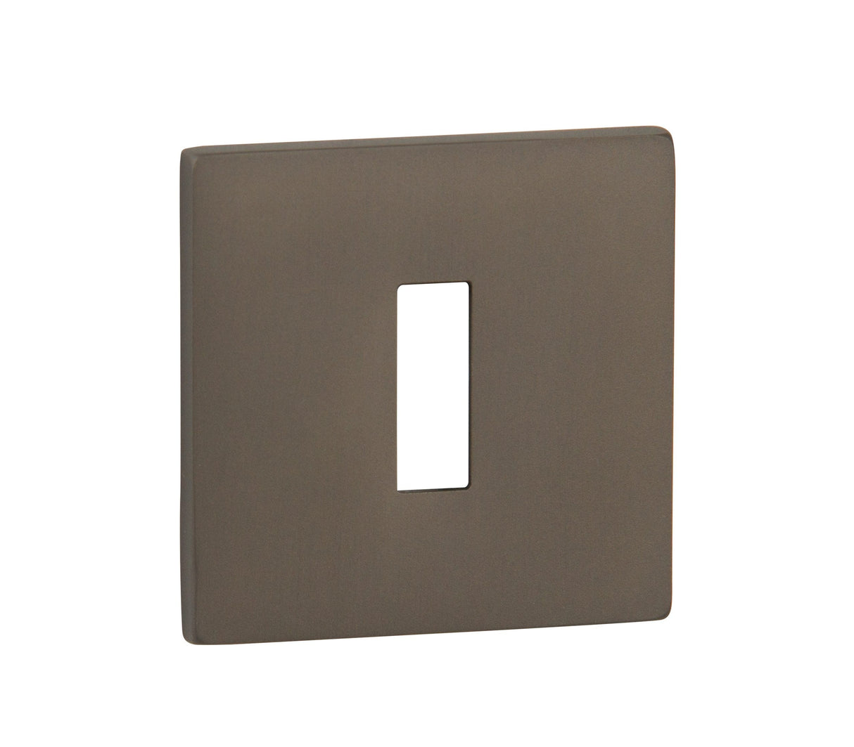 Quality image of Tupai Rapido 5S Line Key Escutcheons on 5mm Slimline Square Rose - Titanium | Sku. tescks5stt | available from Trade Door Handles.