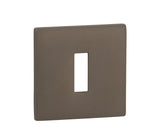 Quality image of Tupai Rapido 5S Line Key Escutcheons on 5mm Slimline Square Rose - Titanium | Sku. tescks5stt | available from Trade Door Handles.