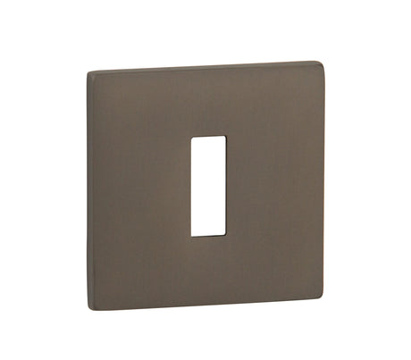 Quality image of Tupai Rapido 5S Line Key Escutcheons on 5mm Slimline Square Rose - Titanium | Sku. tescks5stt | available from Trade Door Handles.