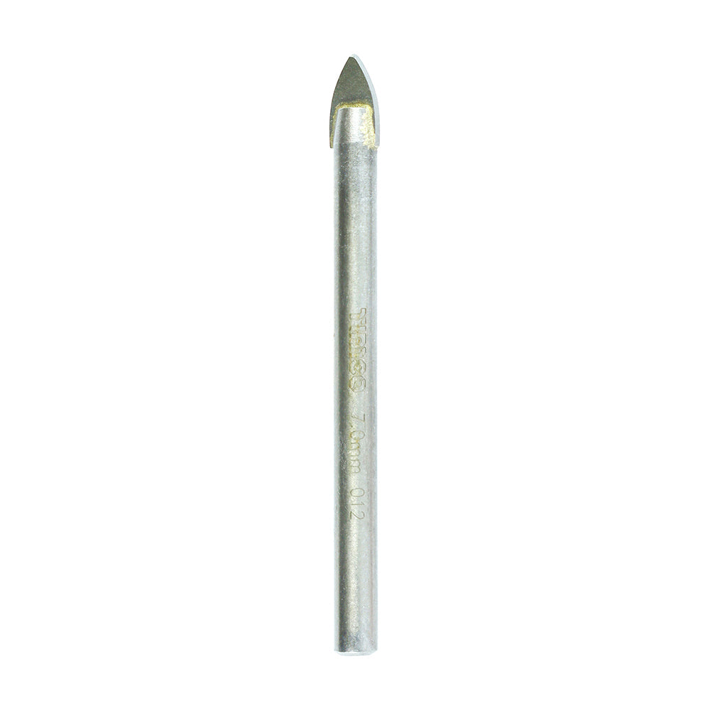 This is an image of Timco - TCT Arrow Head Tile & Glass Bit 7.0mm (1 Each Blister Pack) TG7